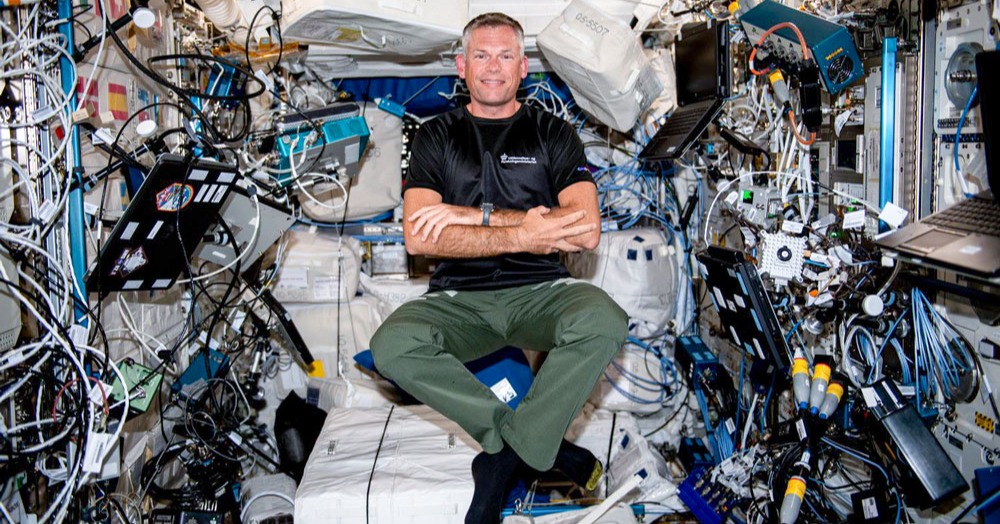 Andreas Mogensen Back in Space